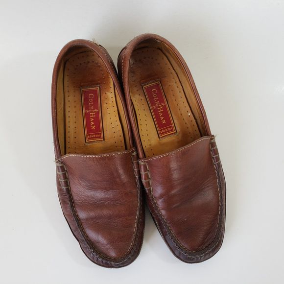 Cole Haan Country Shoes Womens 6B Brown Loafers Leather Minimalist Basic Classic - Picture 7 of 13